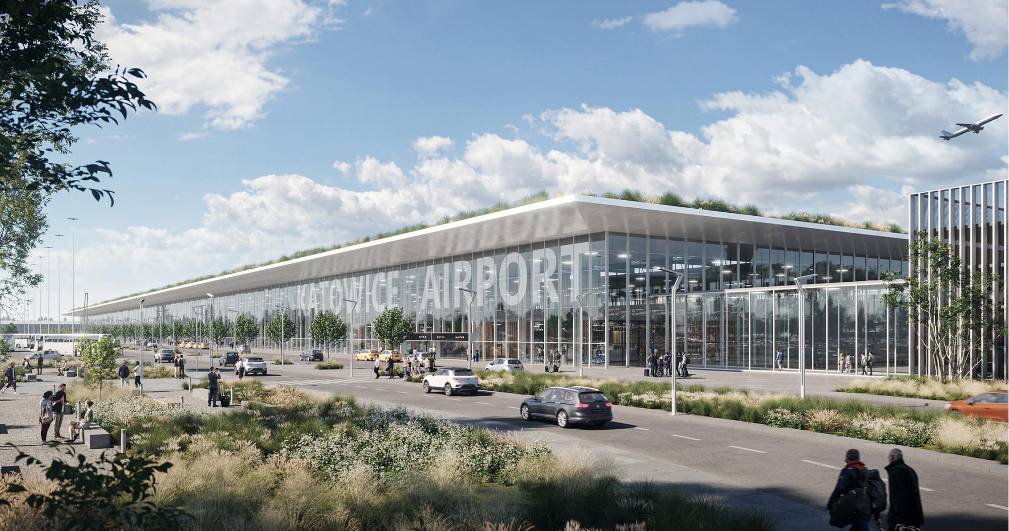 Główny terminal pasażerski / Program inwestycyjny Katowice Airport 2024–2032