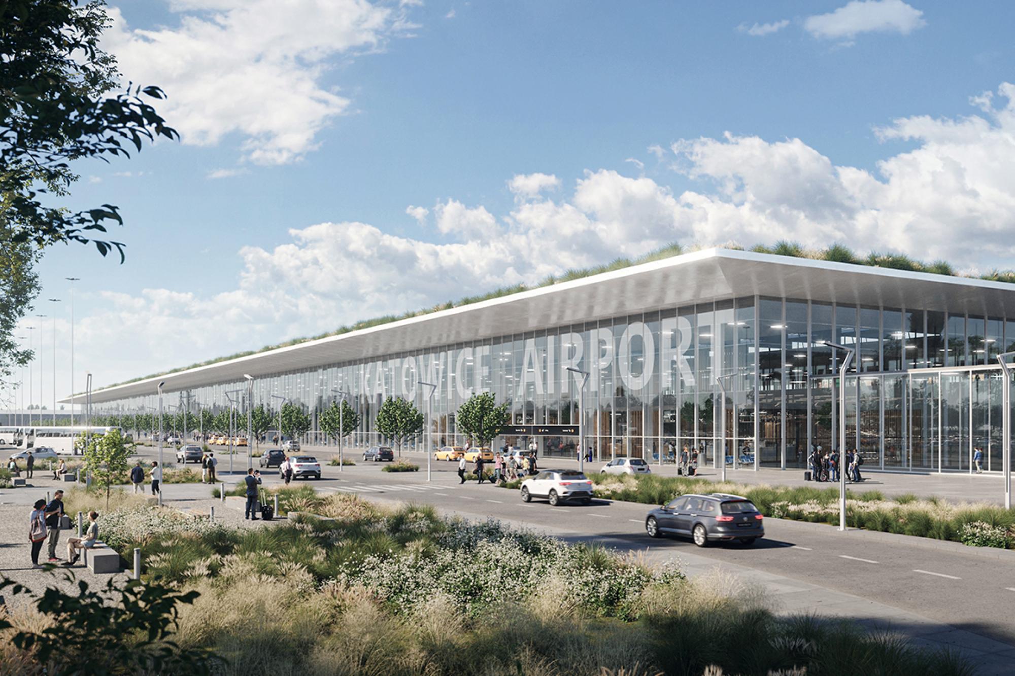 Główny terminal pasażerski / Program inwestycyjny Katowice Airport 2024–2028