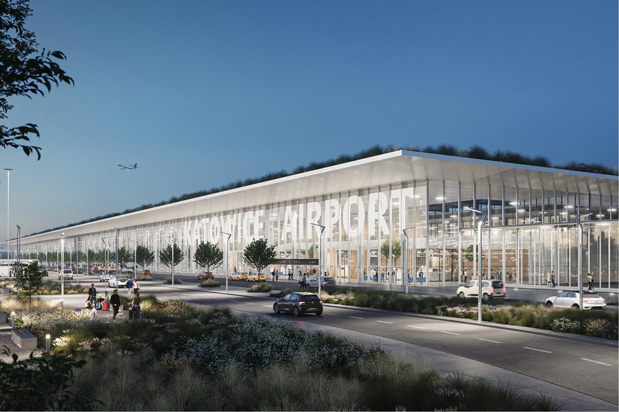 Główny terminal pasażerski / Program inwestycyjny Katowice Airport 2024–2028