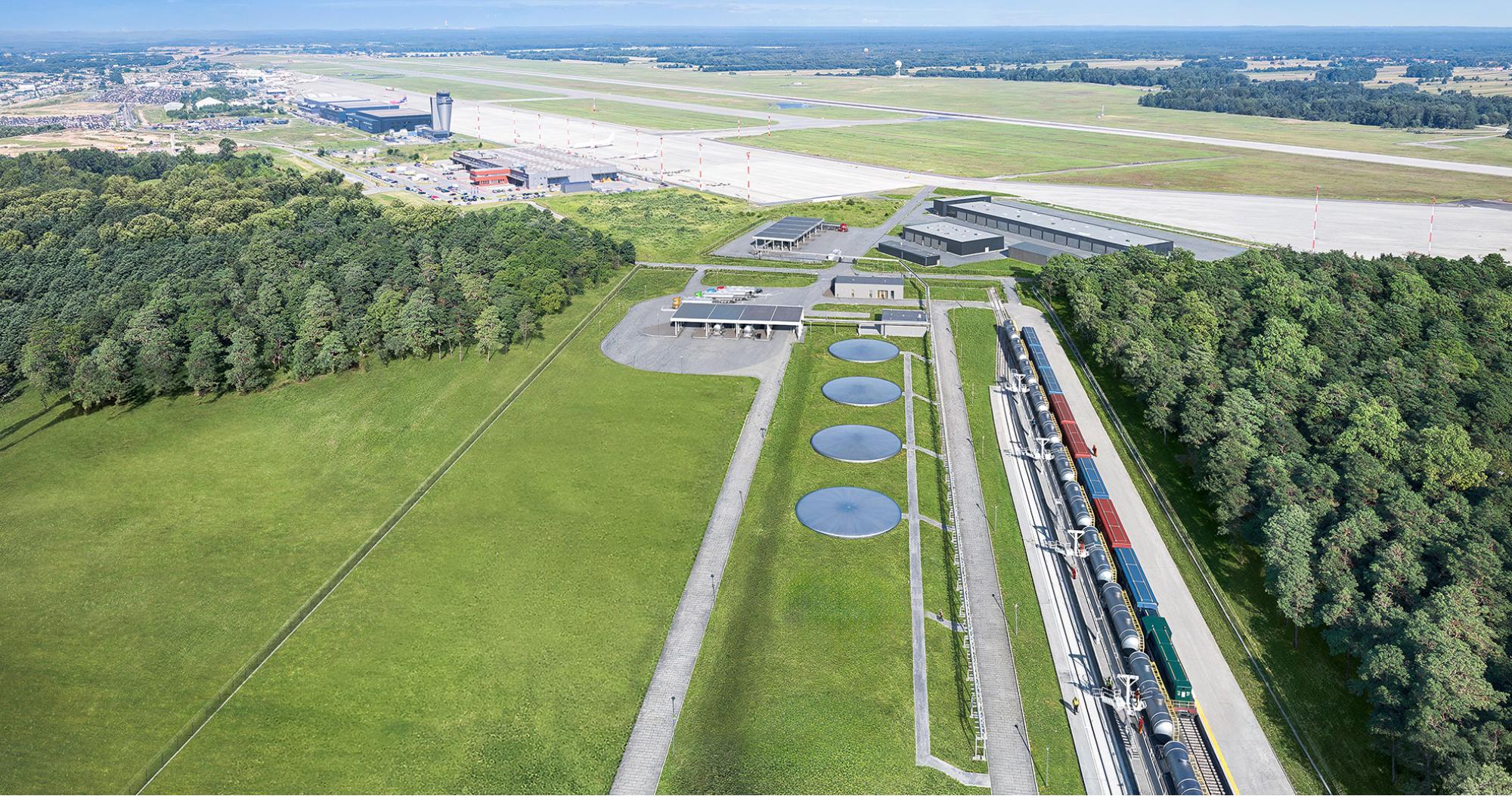 Construction of Multimodal Goods and Fuel Delivery Hub with Railway Siding Connection / Katowice Airport Investment Program 2024–2032