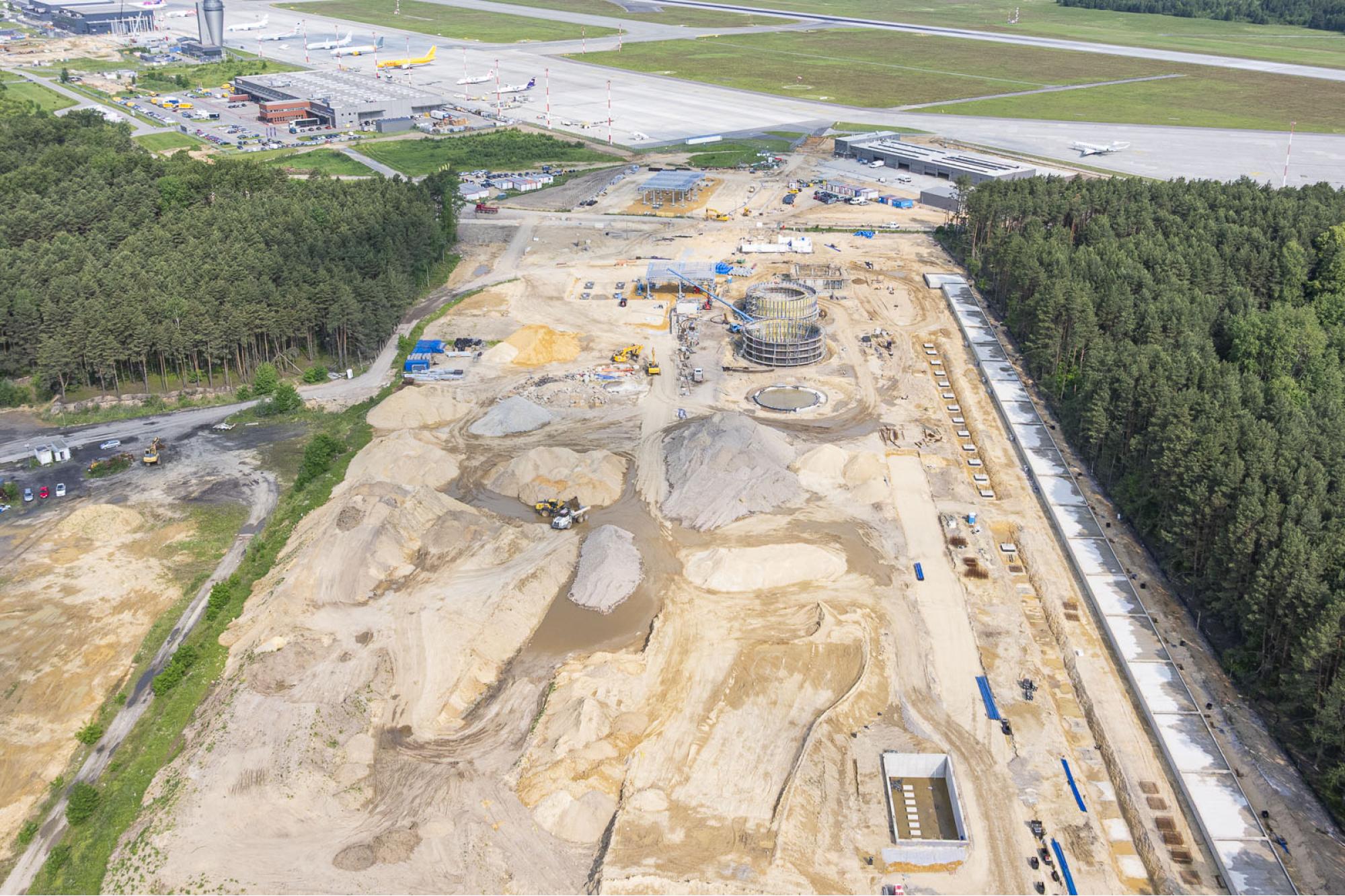 May 2025 - Construction of Multimodal Goods and Fuel Delivery Hub / Katowice Airport Investment Program 2024–2032
