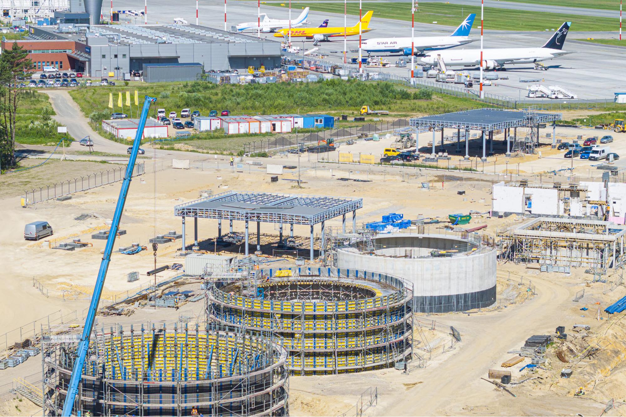 June 2025 - Construction of Multimodal Goods and Fuel Delivery Hub / Katowice Airport Investment Program 2024–2032
