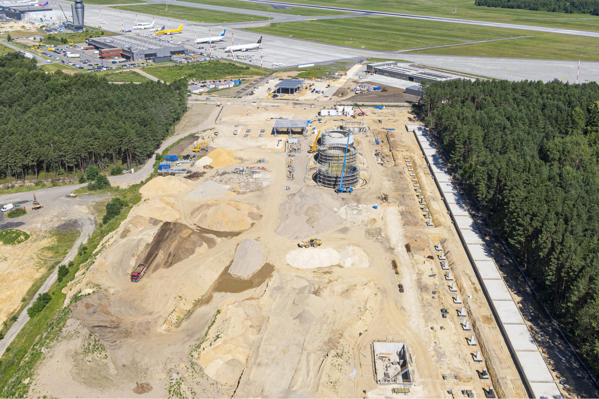 June 2025 - Construction of Multimodal Goods and Fuel Delivery Hub / Katowice Airport Investment Program 2024–2032