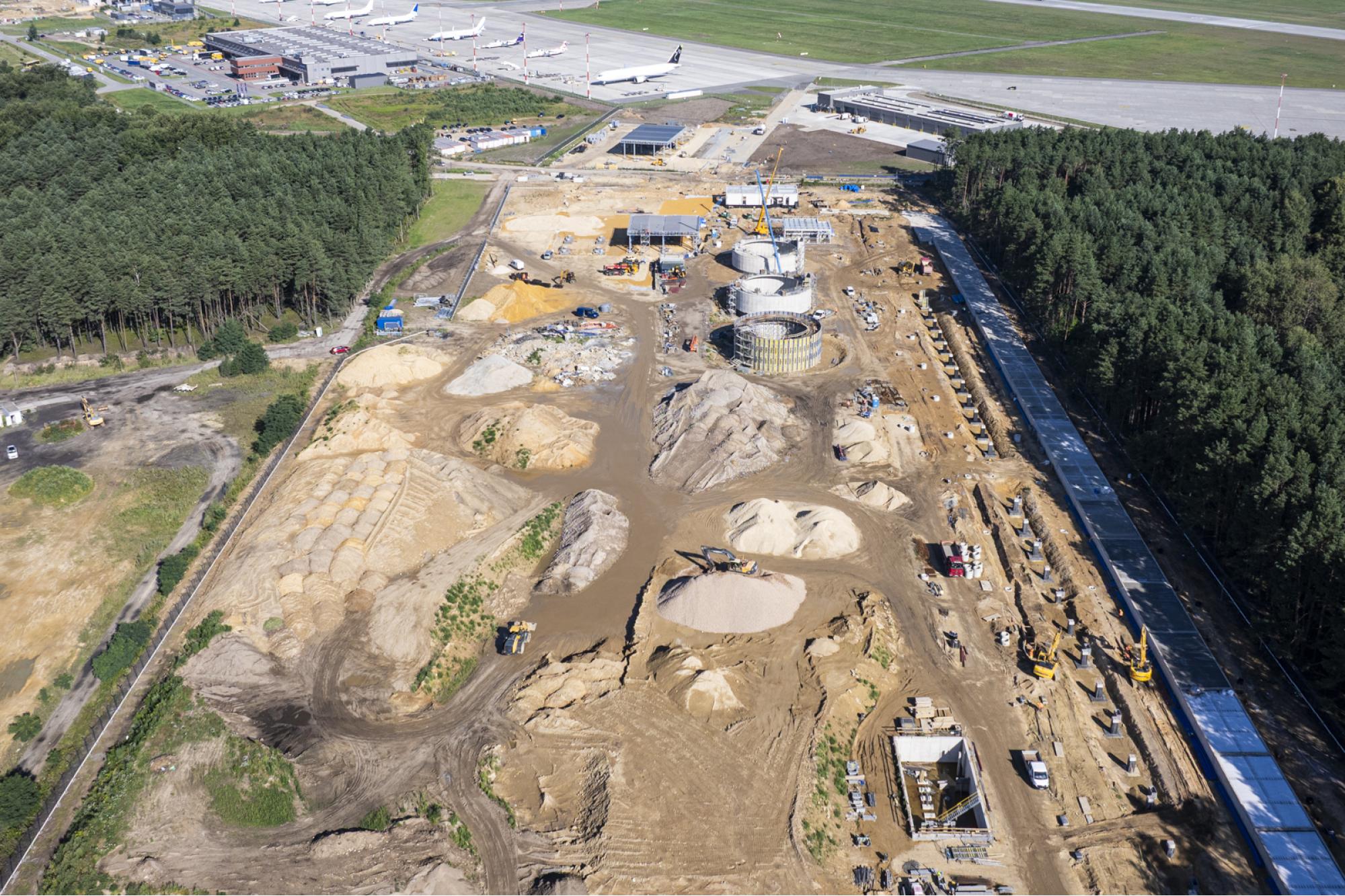 July 2025 - Construction of Multimodal Goods and Fuel Delivery Hub / Katowice Airport Investment Program 2024–2032