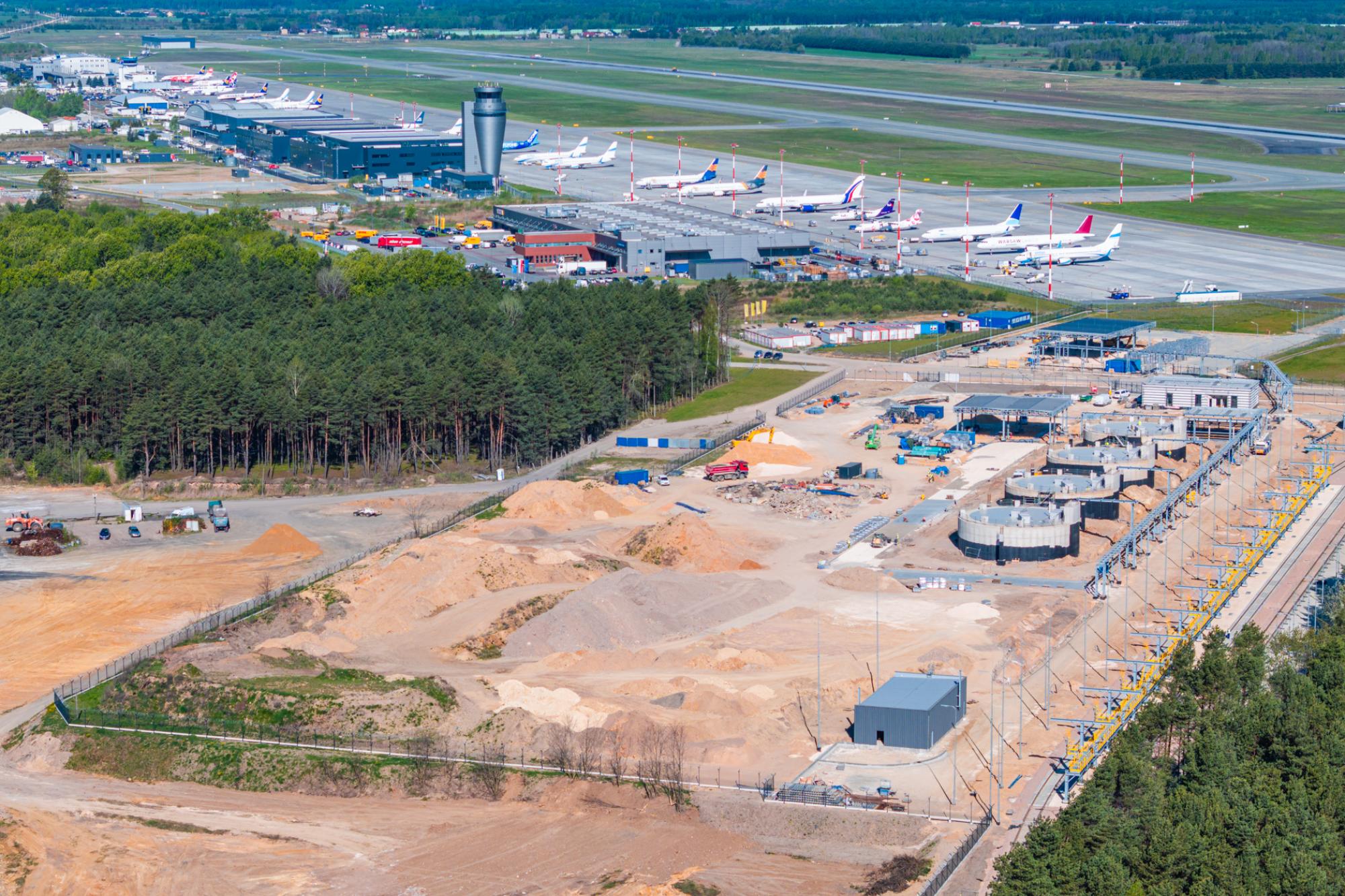 Kwiecień 2026 - budowa węzła multimodalnego do przeładunku towarów i paliw / Program inwestycyjny Katowice Airport 2024–2032