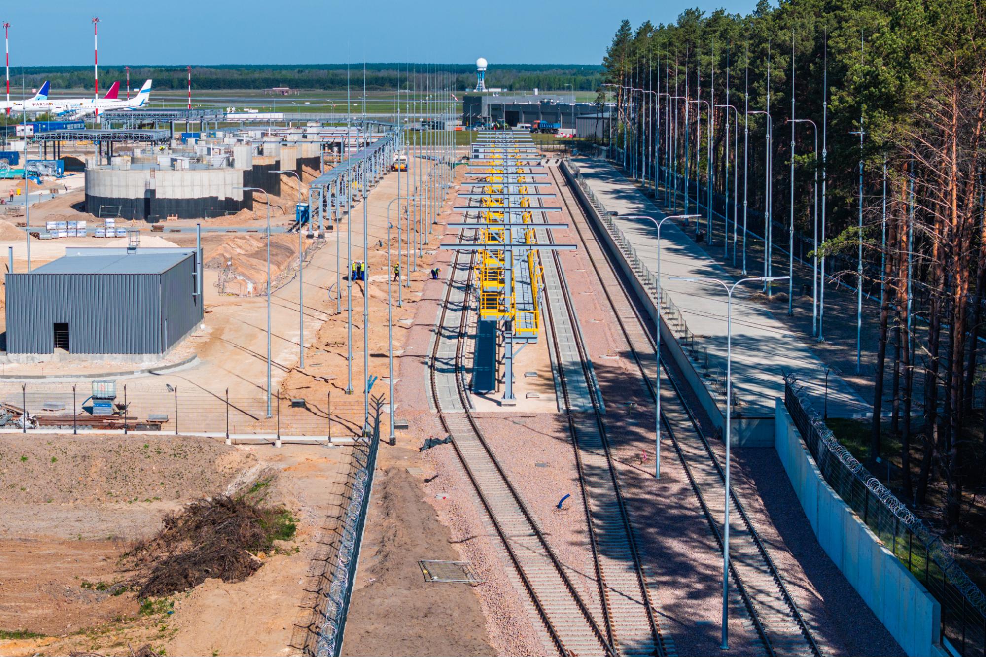 Kwiecień 2026 - budowa węzła multimodalnego do przeładunku towarów i paliw / Program inwestycyjny Katowice Airport 2024–2032