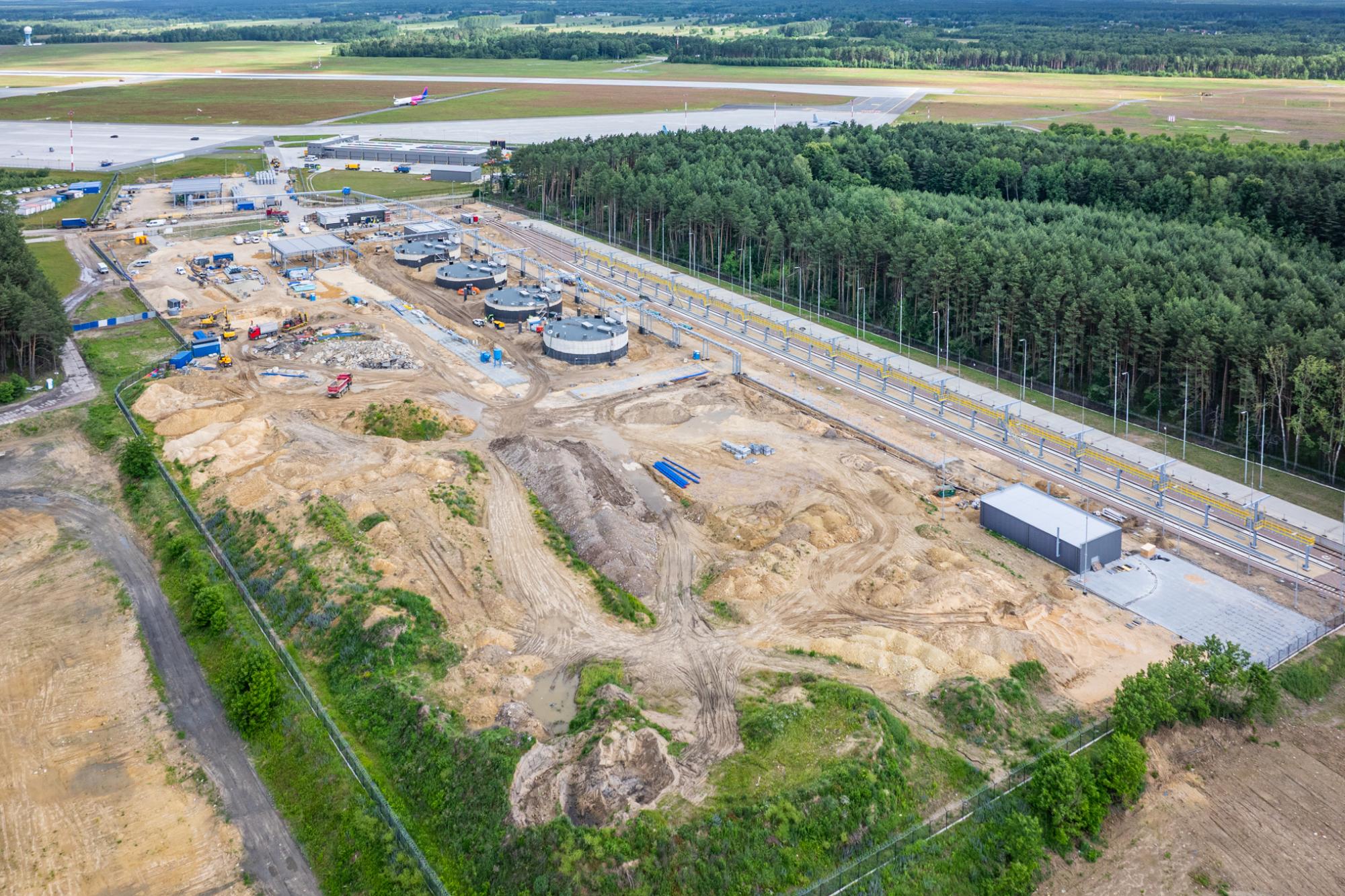 Maj 2026 - budowa węzła multimodalnego do przeładunku towarów i paliw / Program inwestycyjny Katowice Airport 2024–2032