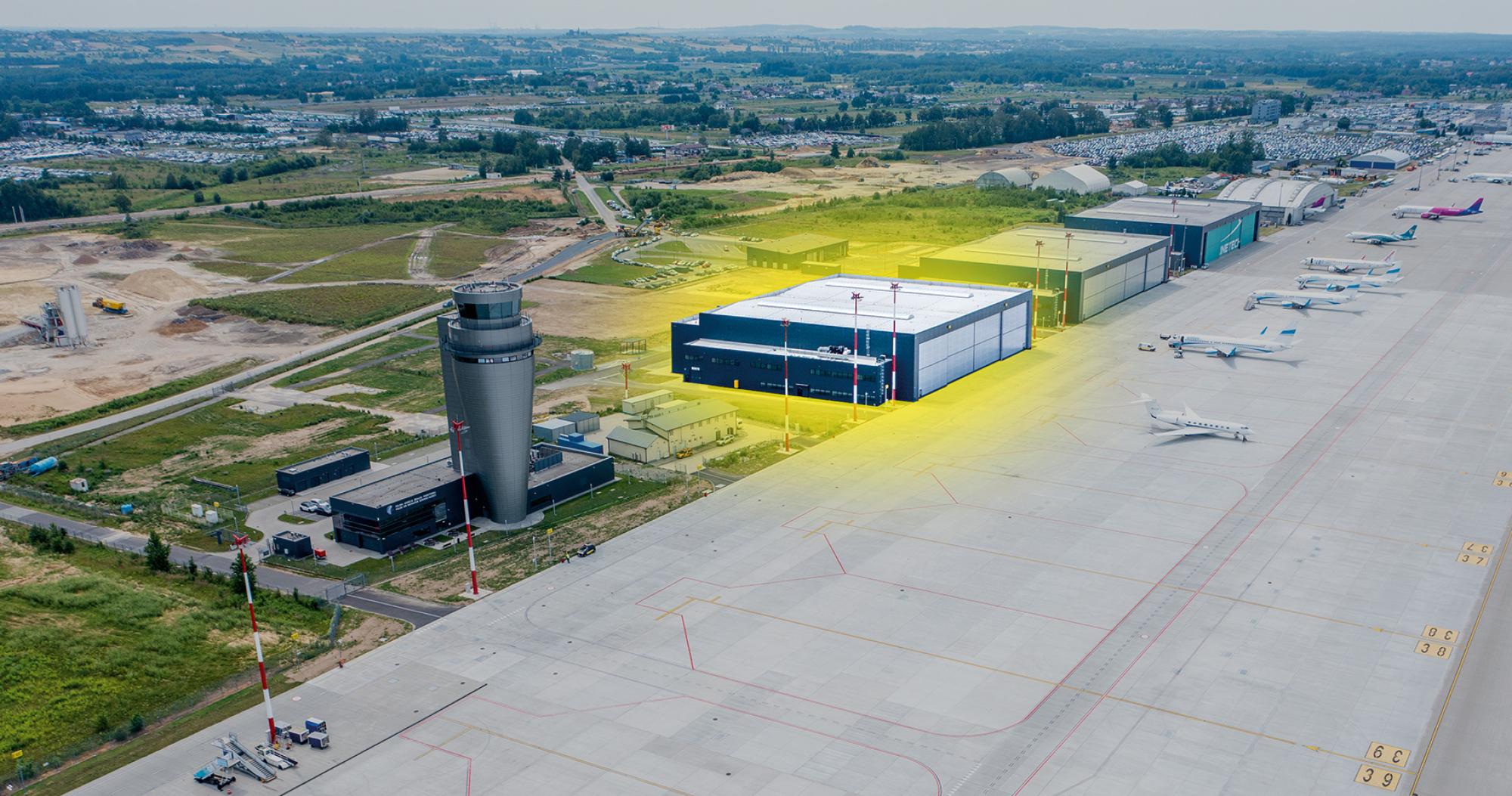 Czwarty hangar techniczny / Program inwestycyjny Katowice Airport 2024–2028