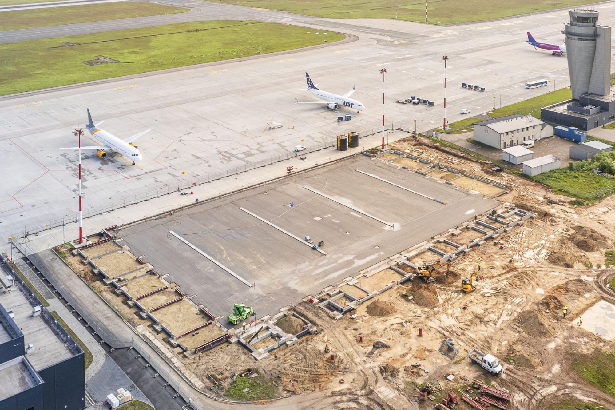 May 2025 - Construction of hangar H4 / Katowice Airport Investment Program 2024–2032