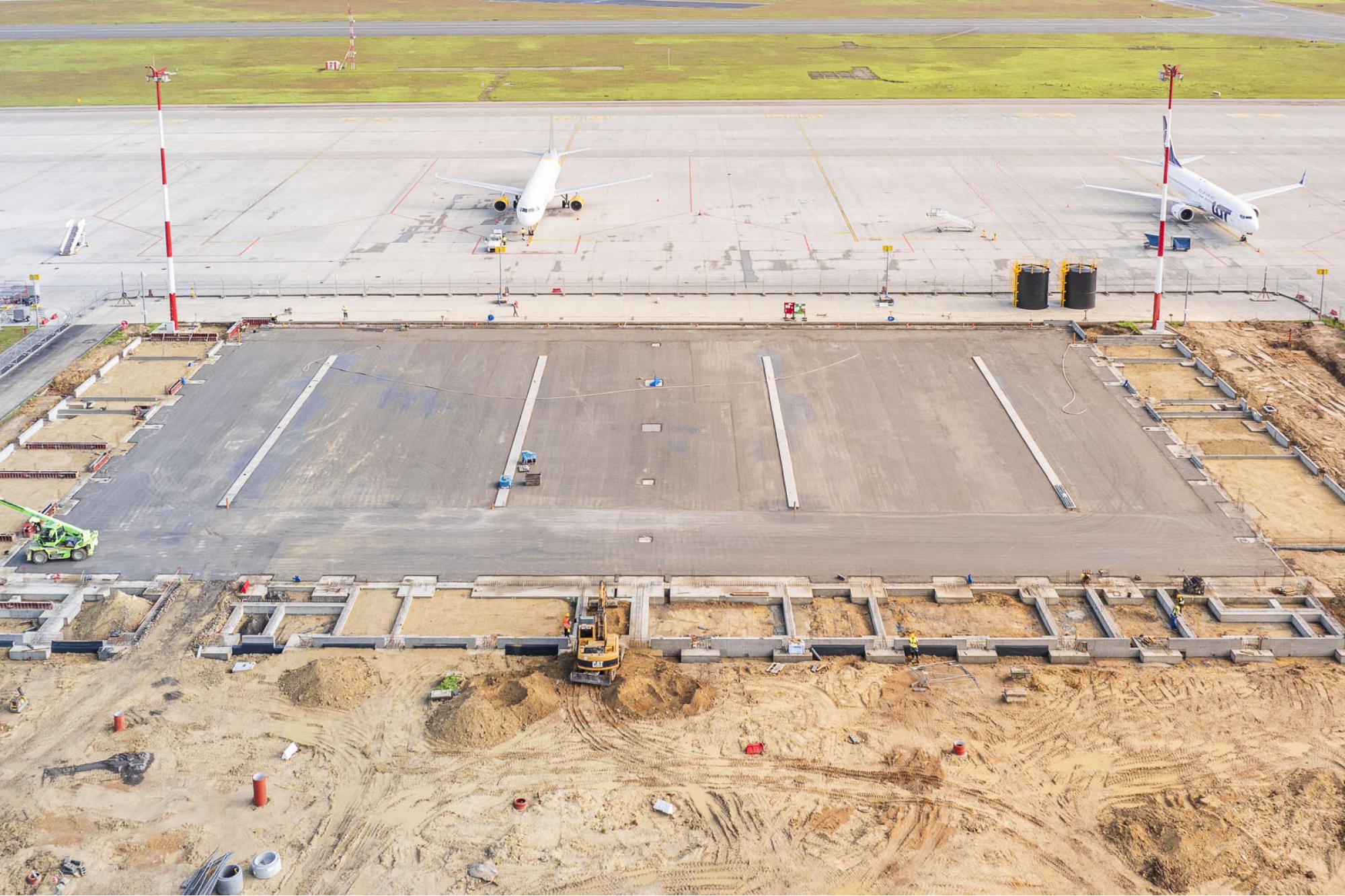 May 2025 - Construction of hangar H4 / Katowice Airport Investment Program 2024–2032