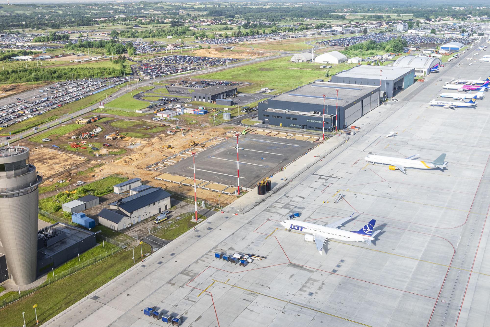 May 2025 - Construction of hangar H4 / Katowice Airport Investment Program 2024–2032