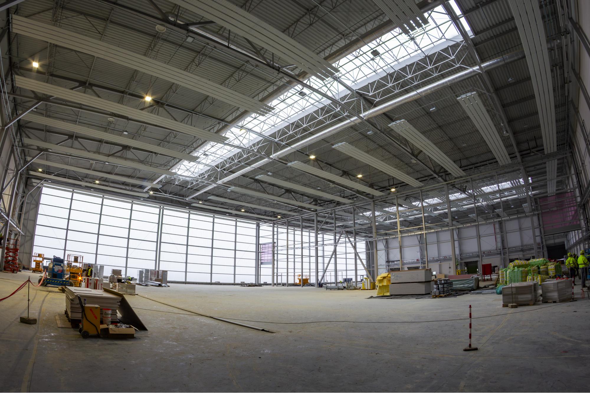 Listopad 2025 - Budowa hangaru H4 / Program inwestycyjny Katowice Airport 2024–2032