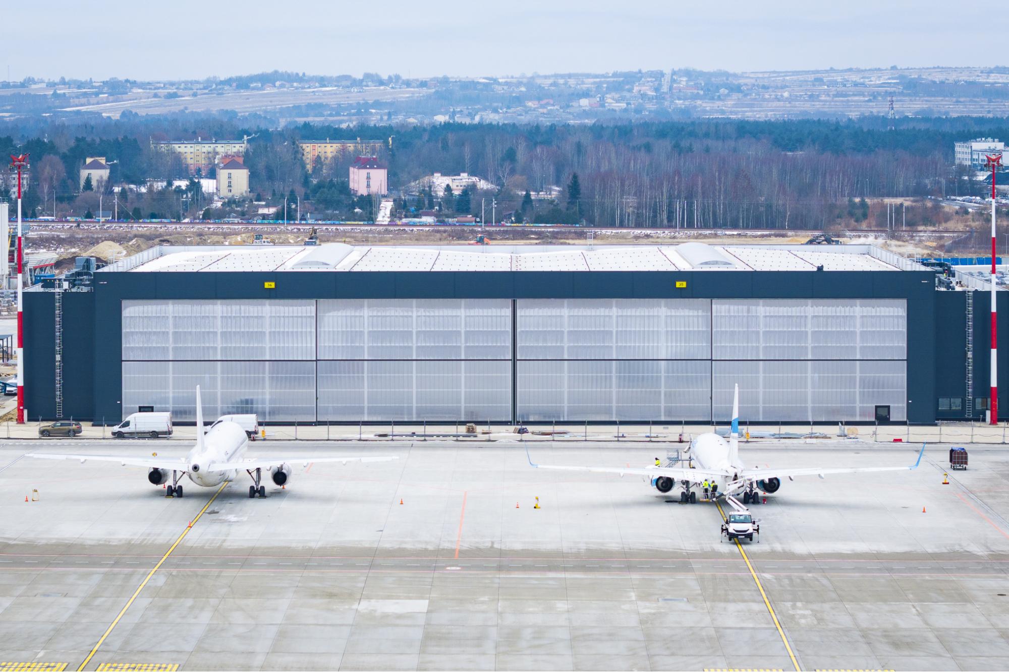 Styczeń 2026 - Budowa hangaru H4 / Program inwestycyjny Katowice Airport 2024–2032