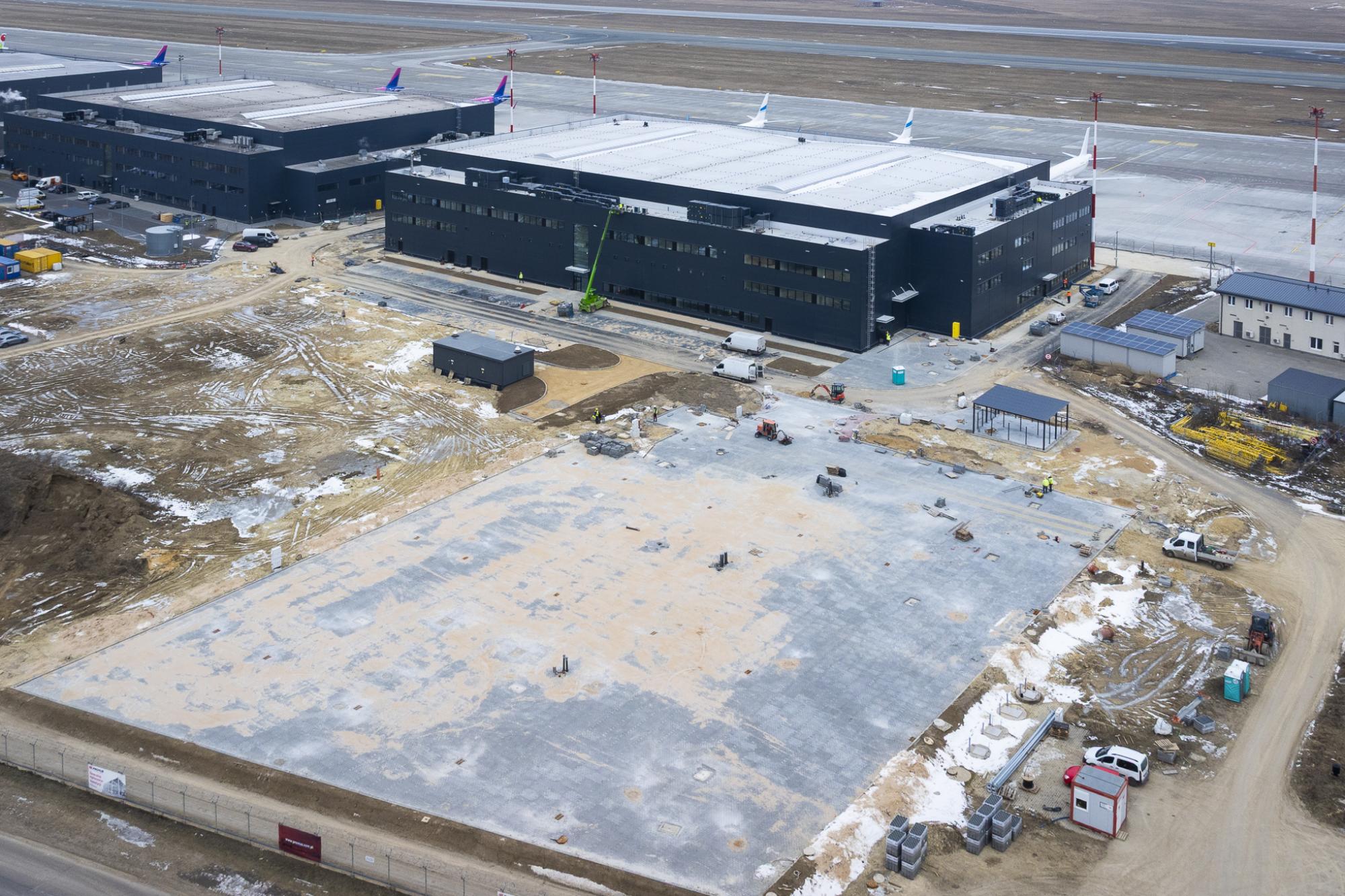 Styczeń 2026 - Budowa hangaru H4 / Program inwestycyjny Katowice Airport 2024–2032