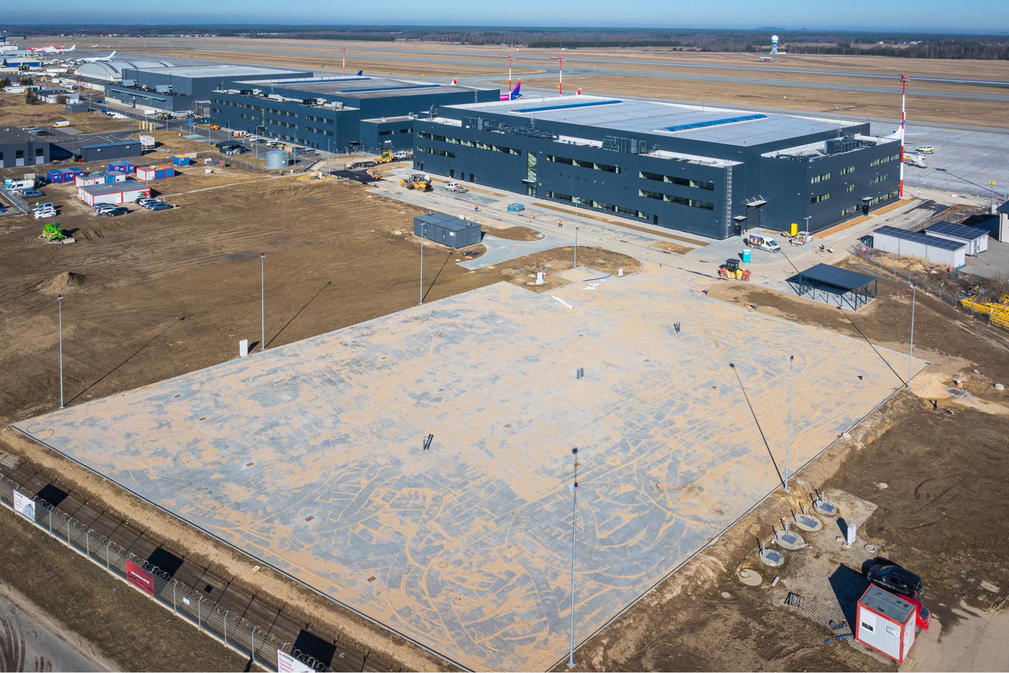 February 2026 - Construction of hangar H4 / Katowice Airport Investment Program 2024–2032