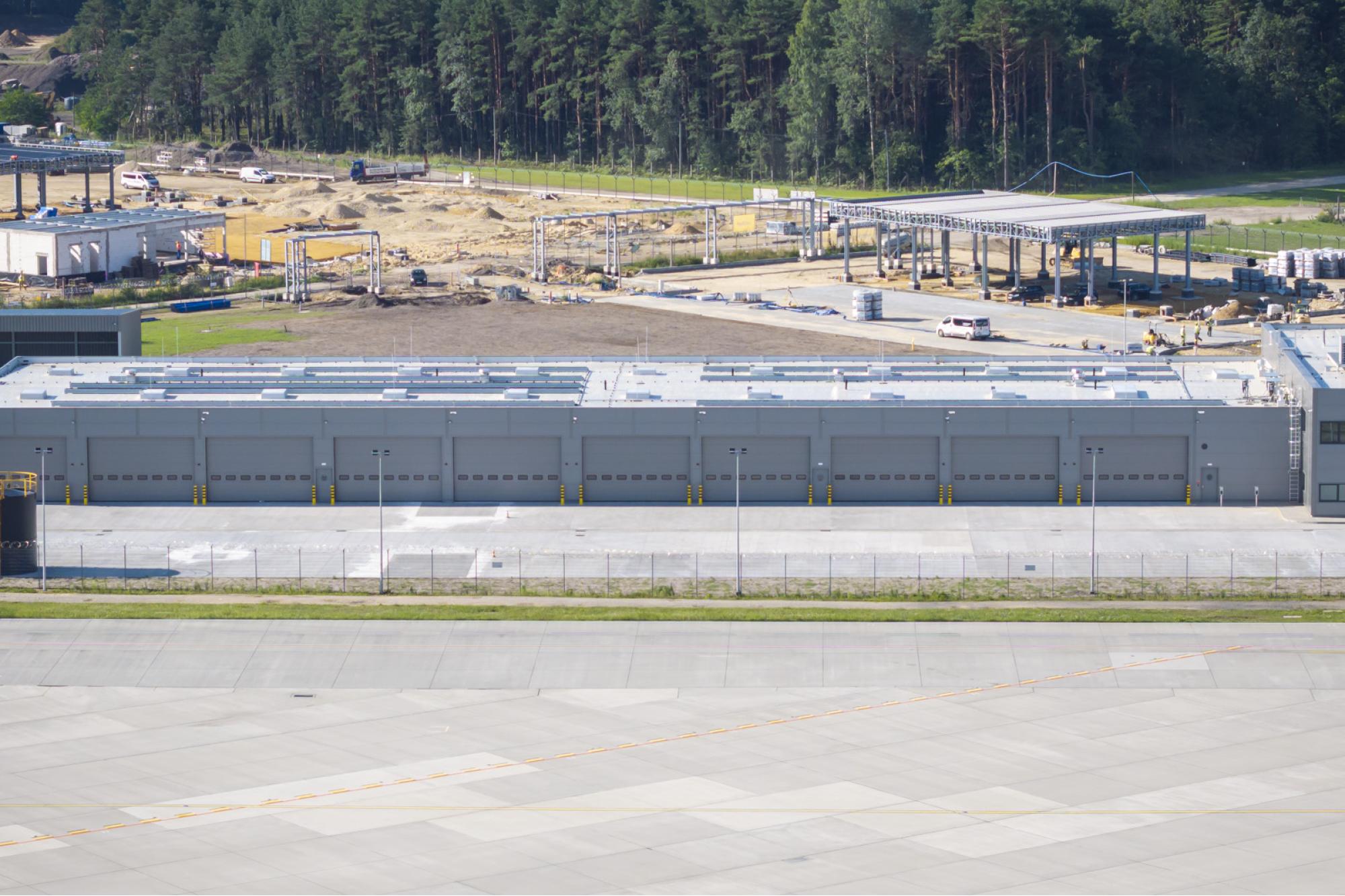 July 2025 - Construction of new facility for airport's transportation and operations department / Katowice Airport Investment Program 2024–2032
