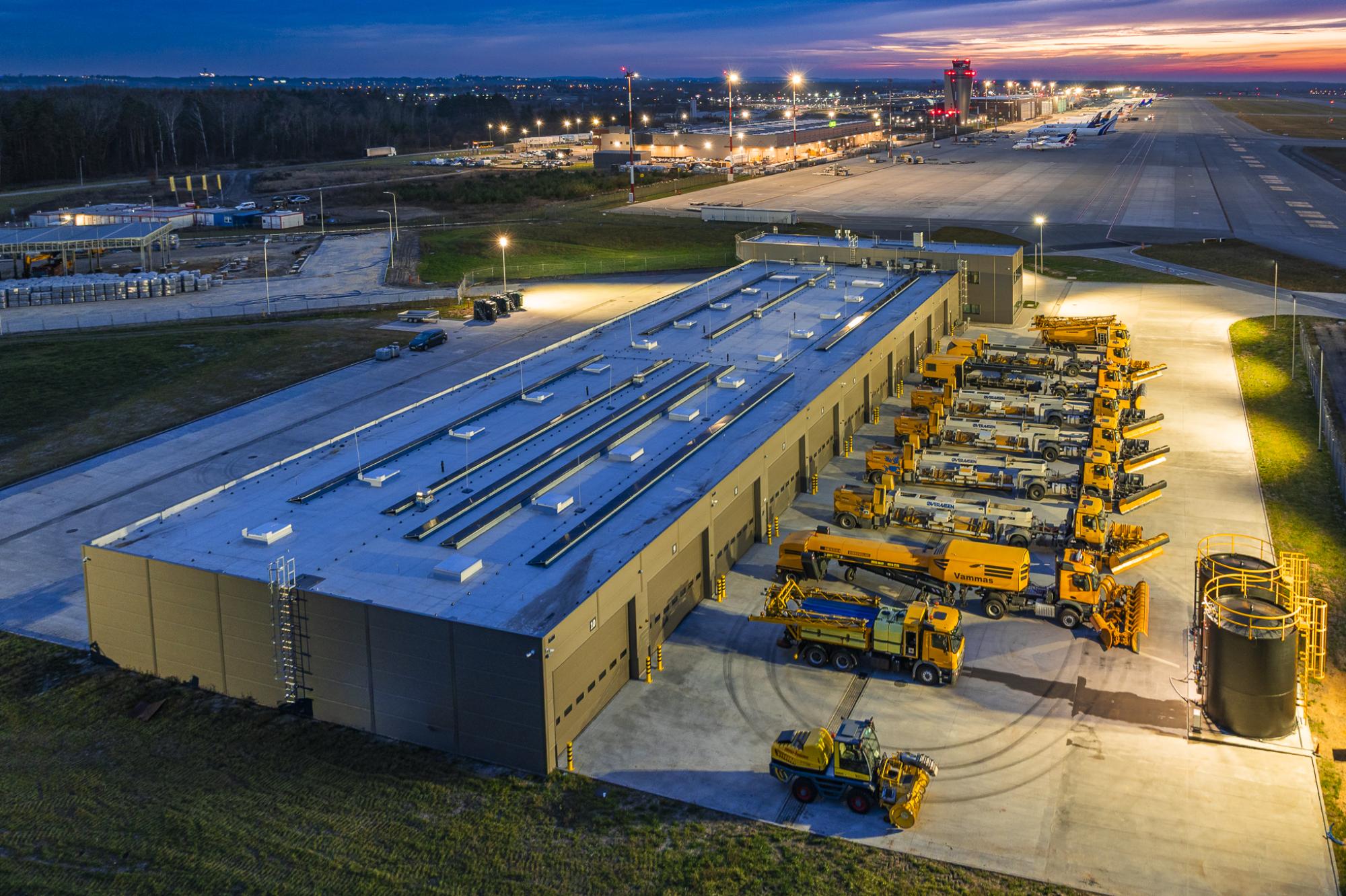 December 2025 - Construction of new facility for airport's transportation and operations department / Katowice Airport Investment Program 2024–2032