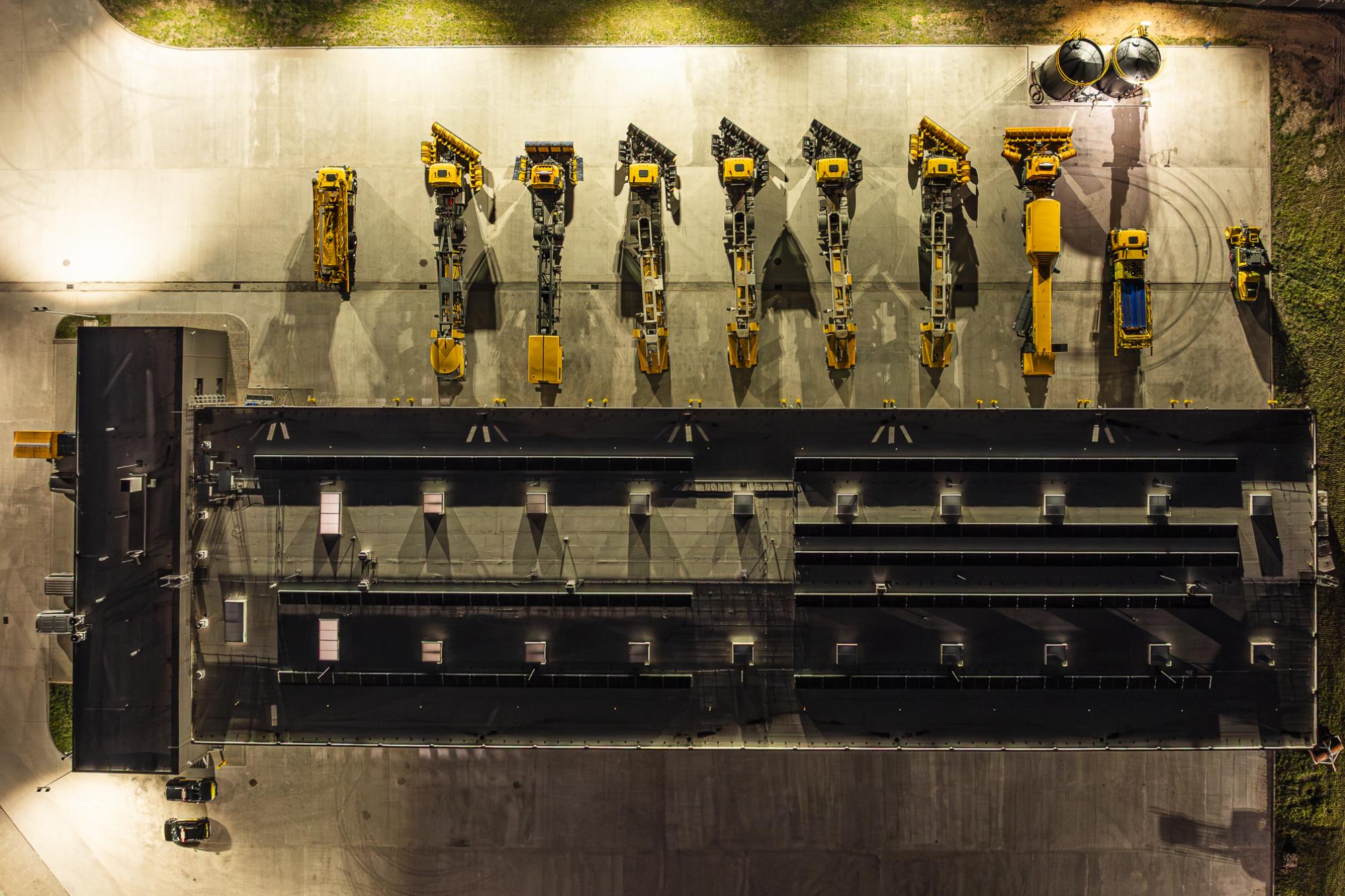 December - Construction of new facility for airport's transportation and operations department / Katowice Airport Investment Program 2024–2032