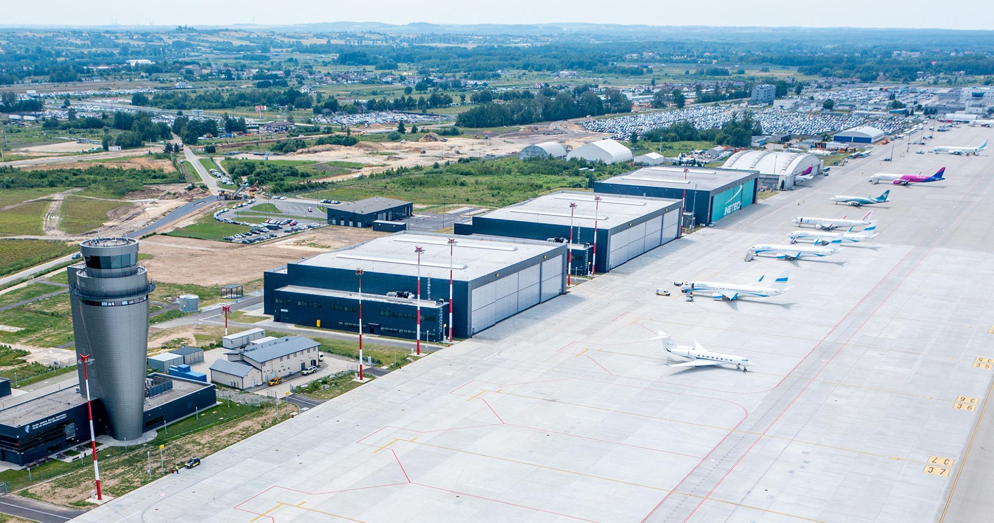 W Katowice Airport powstanie czwarty hangar do obsługi technicznej samolotów, najemcą obiektu będzie linia lotnicza Wizz Air / Program inwestycyjny Katowice Airport 2024–2028