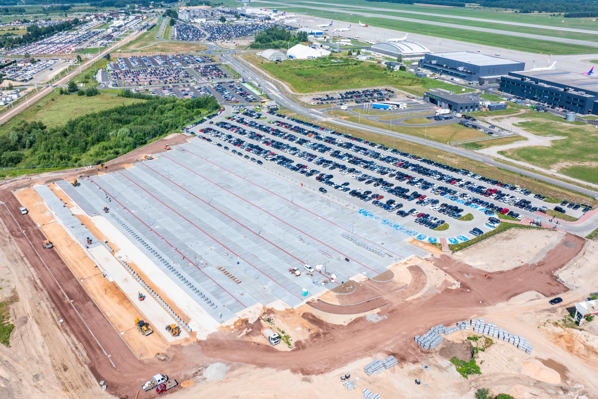 June 2026 - construction of Car Park P5 (Stage II) / Katowice Airport Investment Program 2024–2032