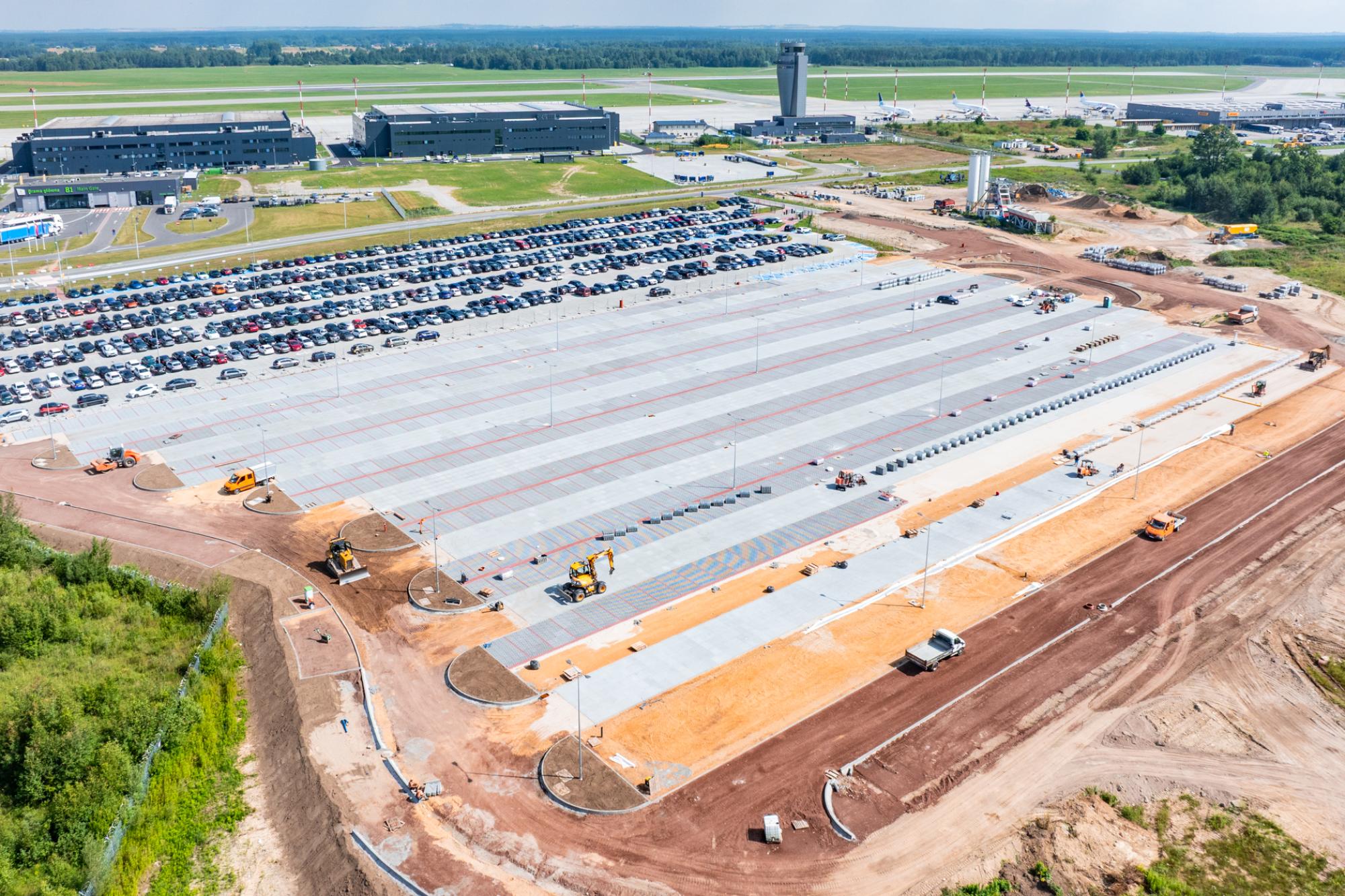 June 2026 - construction of Car Park P5 (Stage II) / Katowice Airport Investment Program 2024–2032