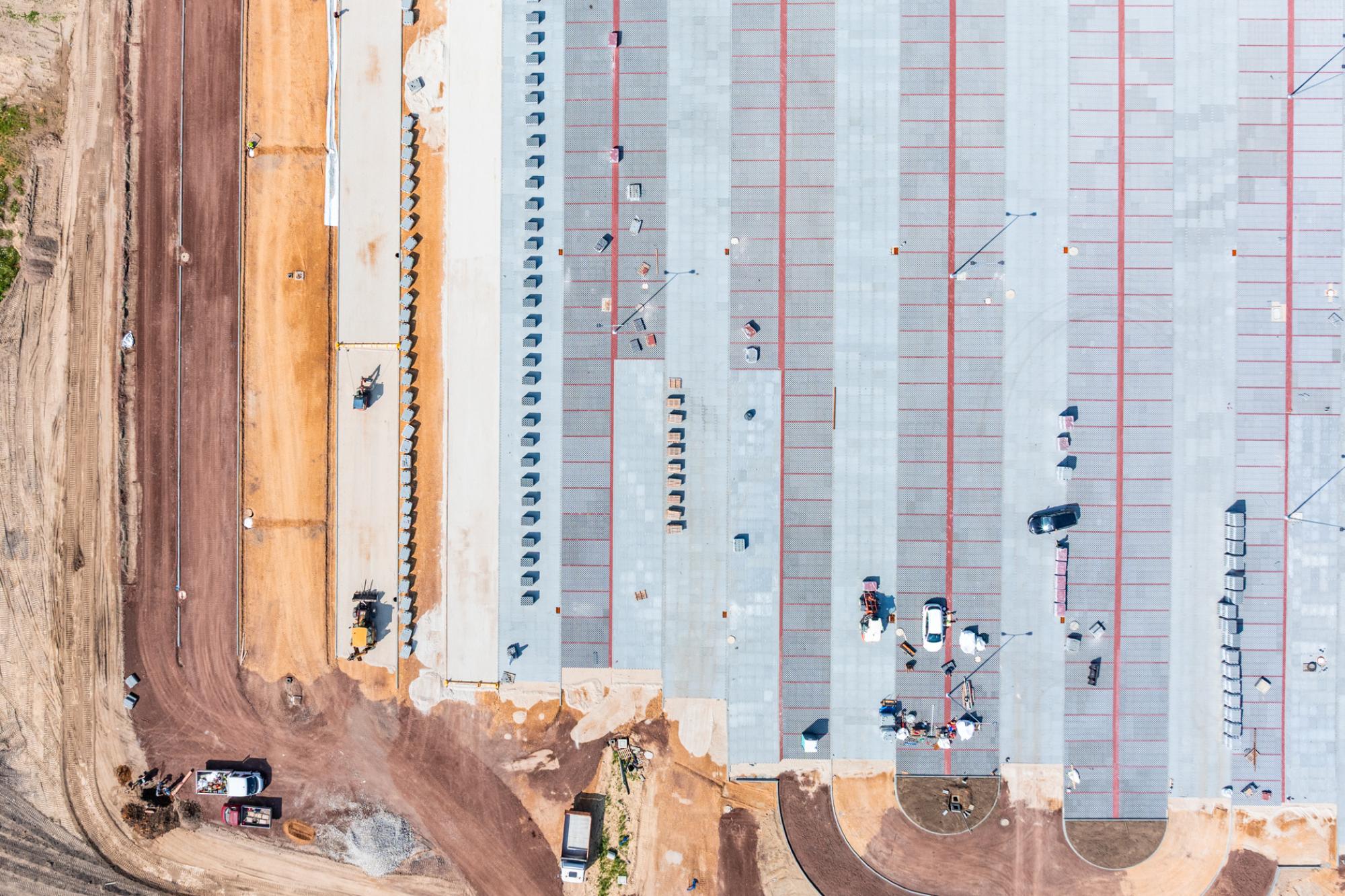 June 2026 - construction of Car Park P5 (Stage II) / Katowice Airport Investment Program 2024–2032