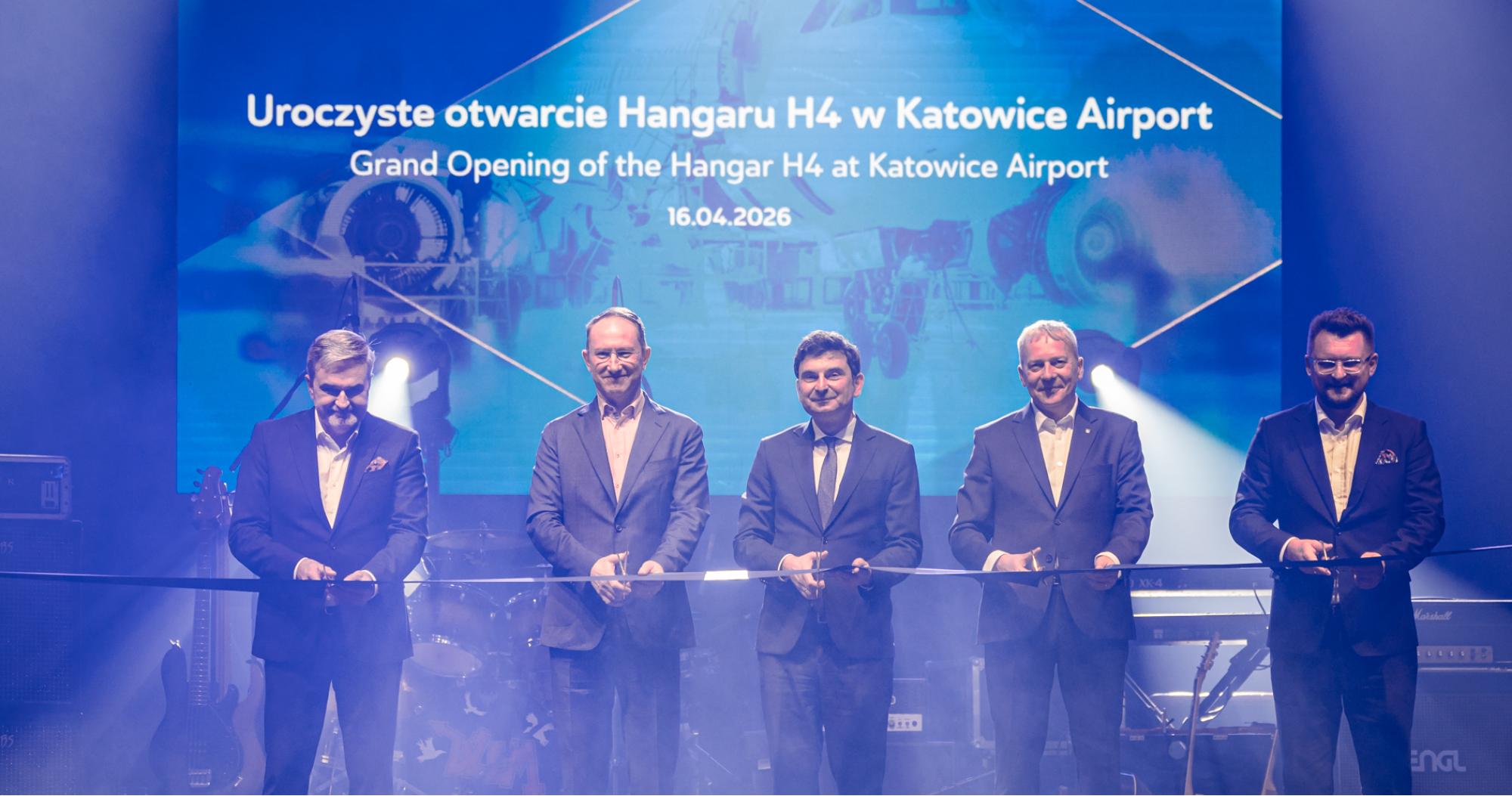 Uroczyste otwarcie hangaru H4 / Program inwestycyjny Katowice Airport 2024–2032